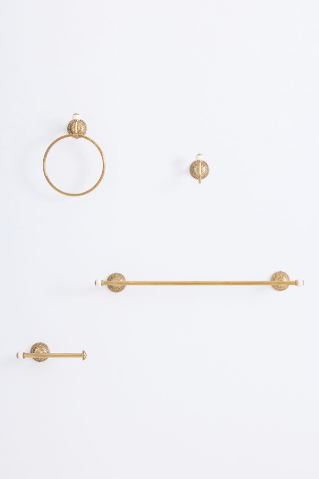 Eloise Brass Towel Bar #4