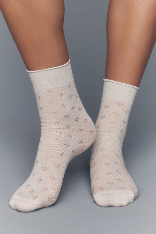 Pointelle Trouser Socks #1