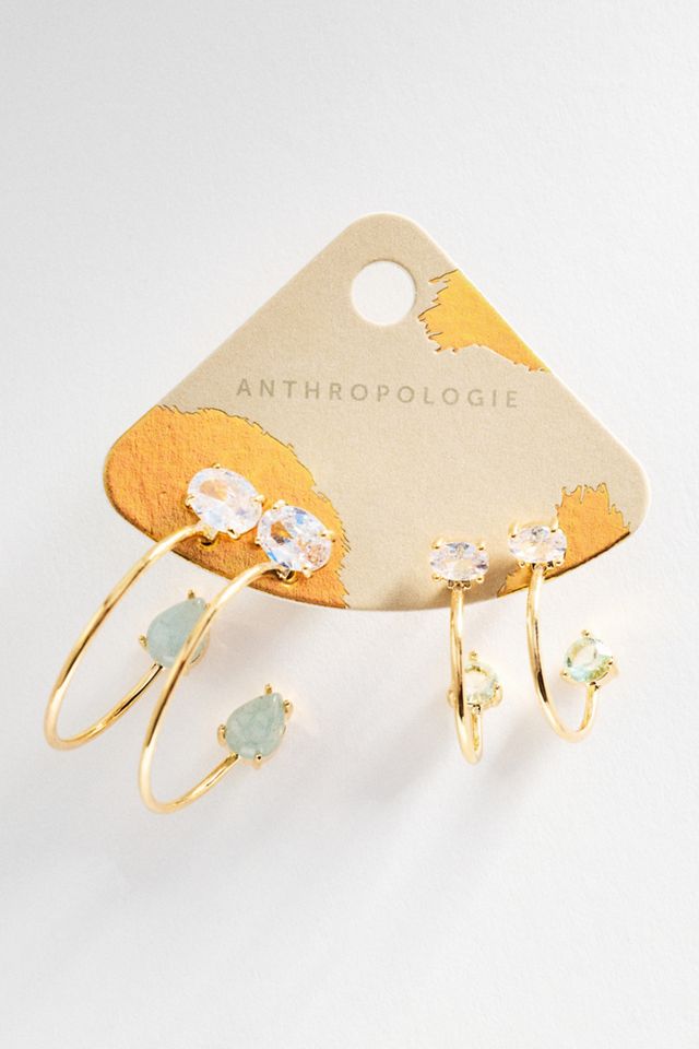 Delicate Chroma Hoop Earrings, Set of 2 #1