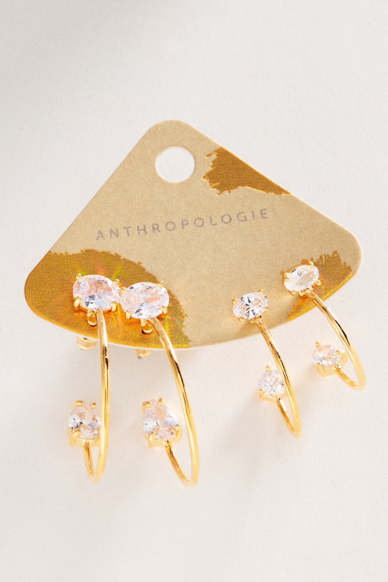 Delicate Chroma Hoop Earrings, Set of 2