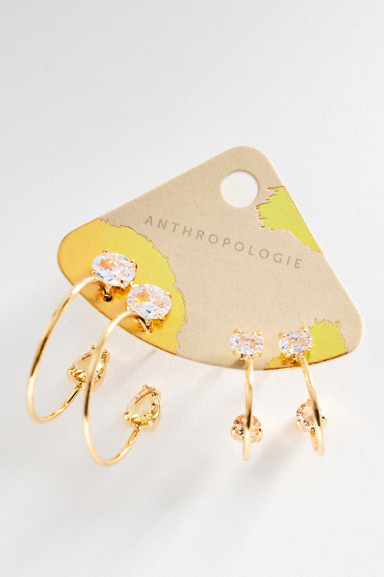 Delicate Chroma Hoop Earrings, Set of 2