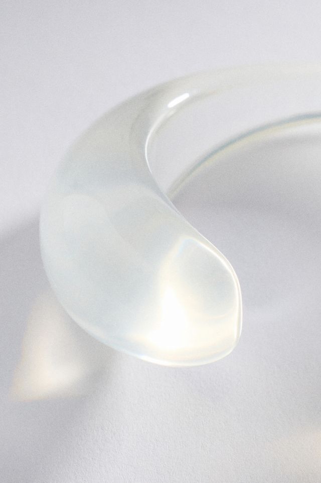 Clear Chunky Cuff Bracelet #1