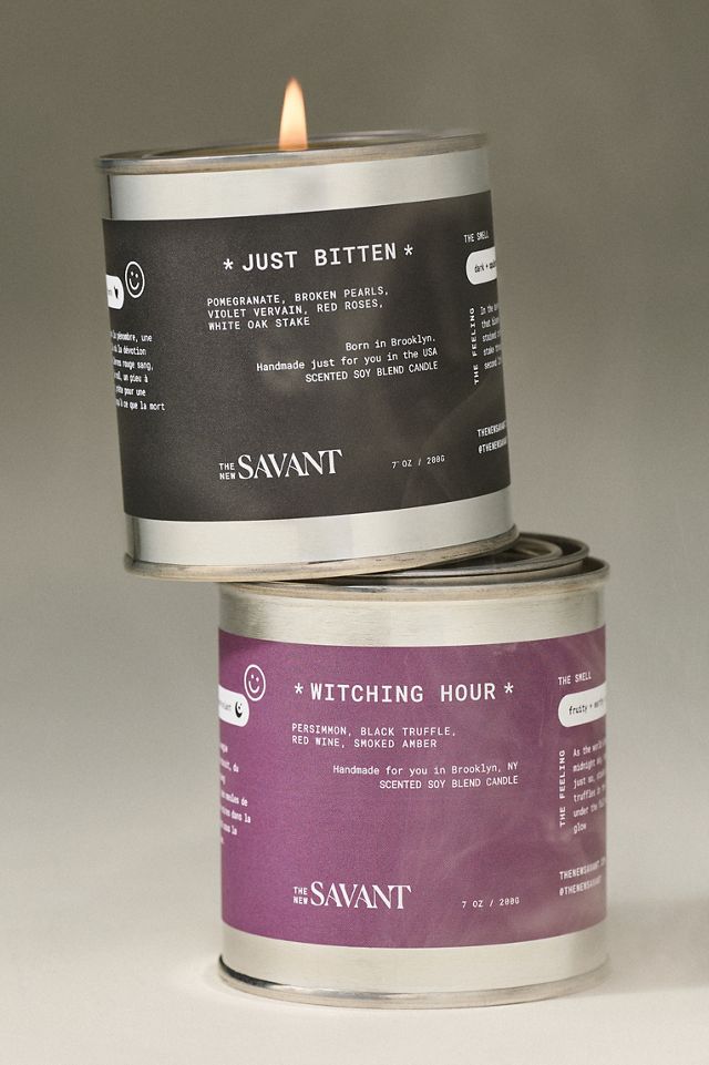 The New Savant Floral Just Bitten Tinned Candle #2