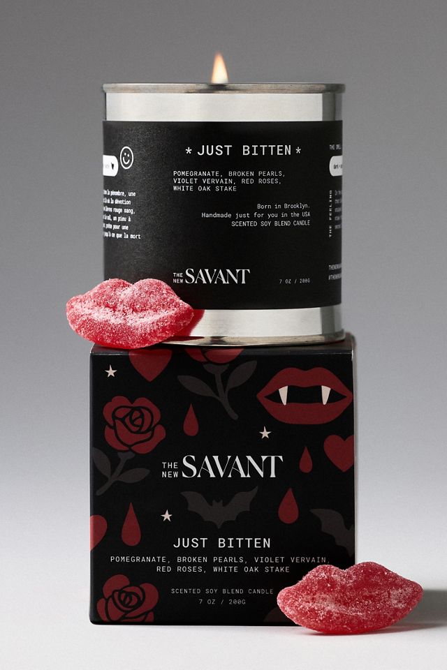 The New Savant Floral Just Bitten Tinned Candle | AnthroHome