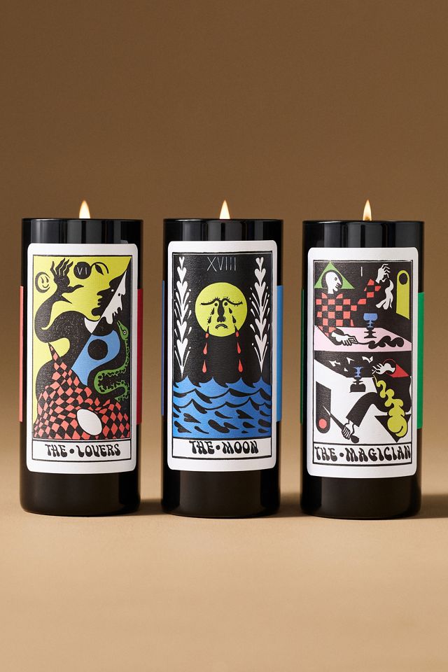 54 Celsius The Lovers Glass Tarot Candle | AnthroHome