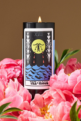 54 Celsius The Moon Glass Tarot Candle | AnthroHome