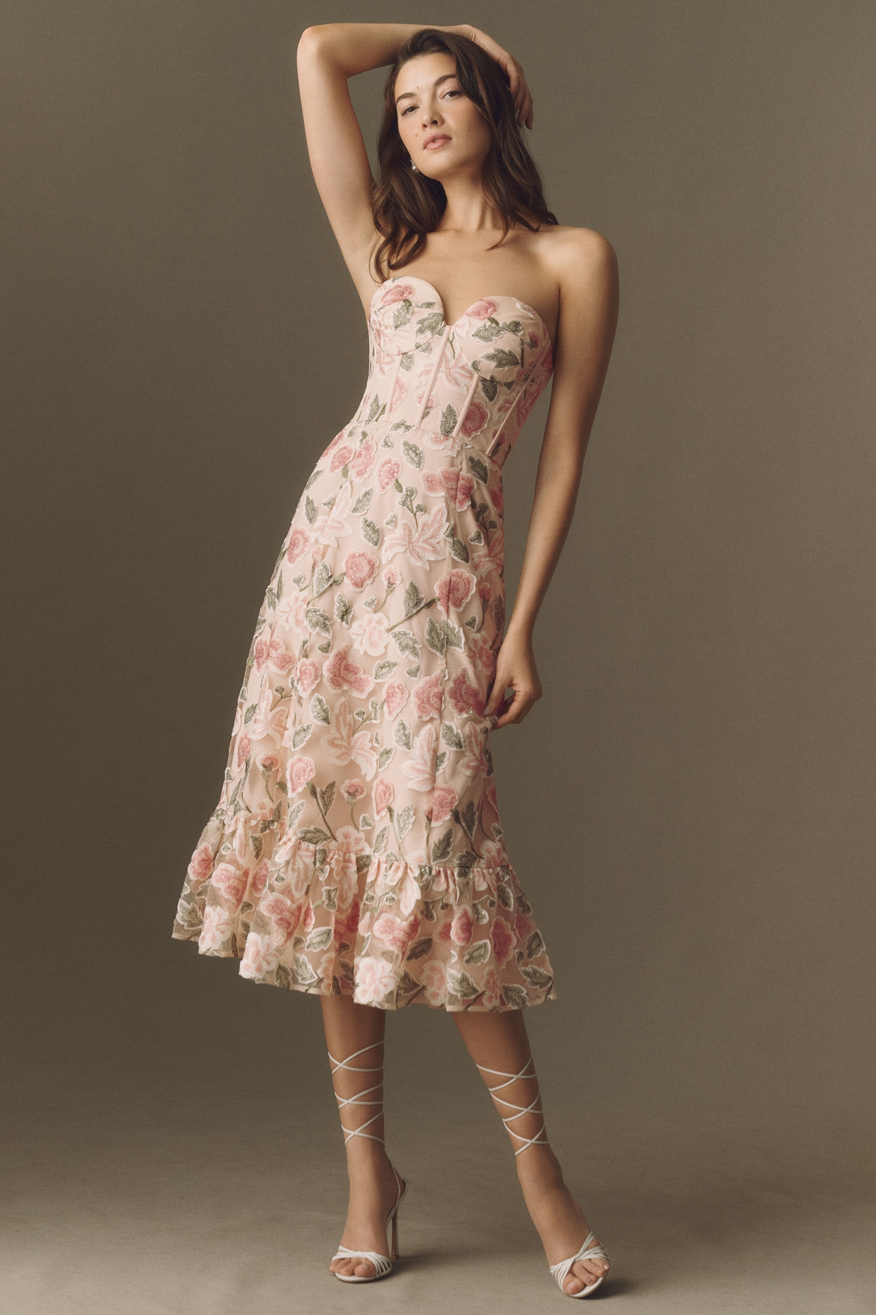 Dress The Population Carina Midi