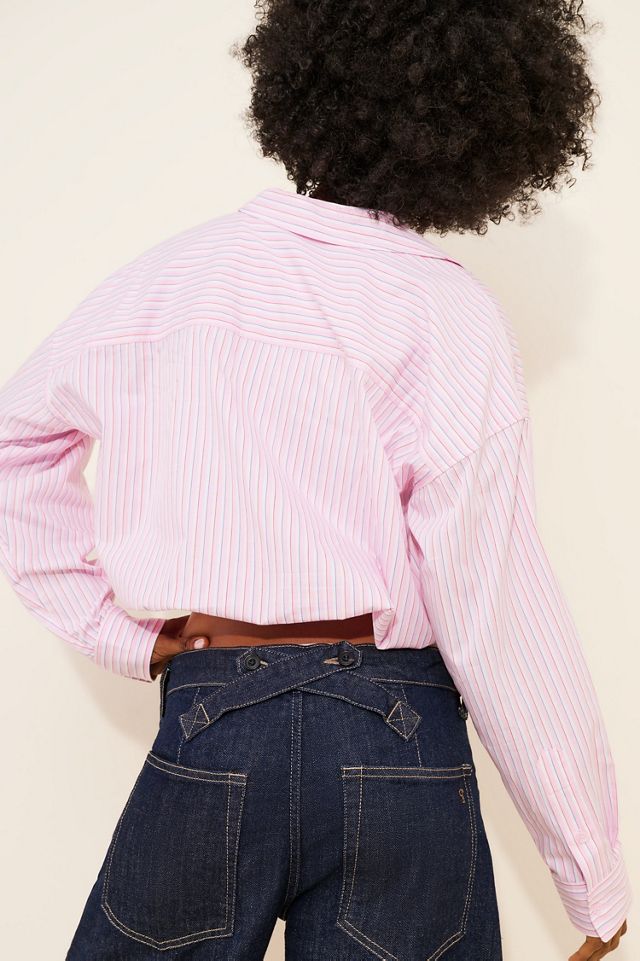 Good American Poplin Bubble Shirt #4