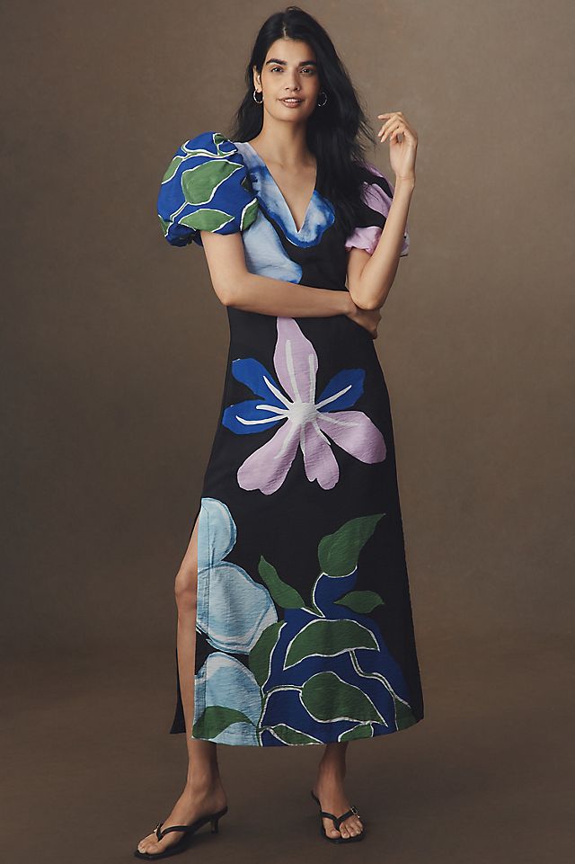 a line dress with sleeves Mac Duggal Evening A-Line Gown with Off-Shoulder Sleeves