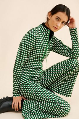 Cynthia Rowley Printed Geo Ski Jumpsuit