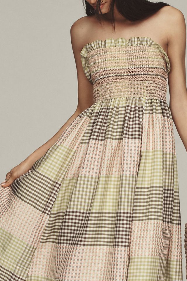 Maeve Strapless A-Line Midi Dress #3