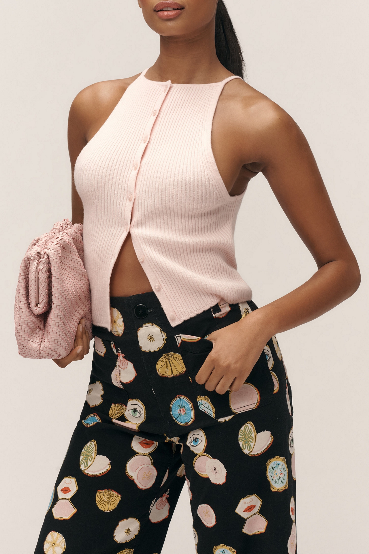 Maeve The Colette Crop Wide-Leg Pants: Danielle Kroll Edition