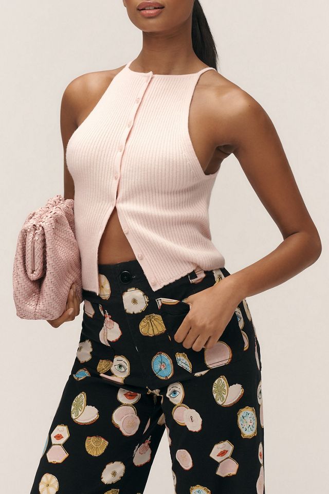 Maeve The Colette Crop Wide-Leg Pants: Danielle Kroll Edition