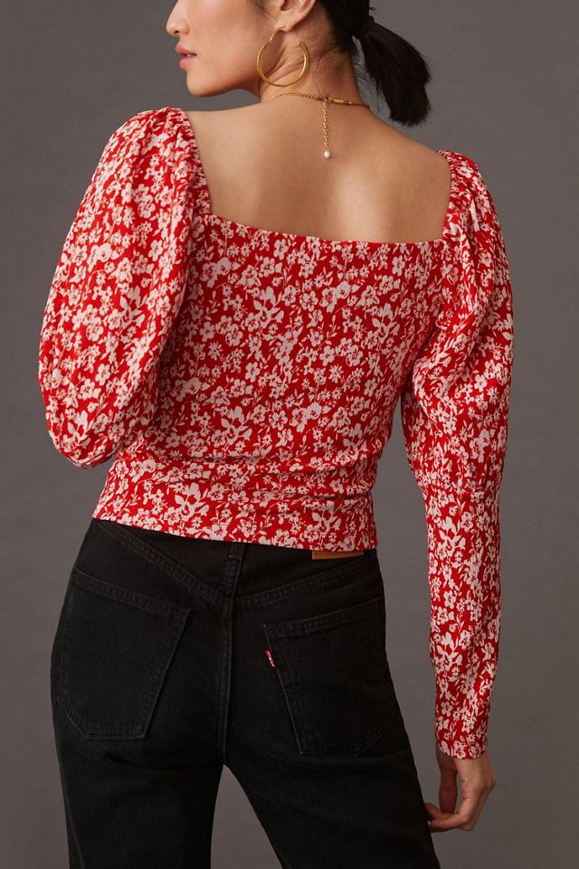 Floral Puff Blouse #3