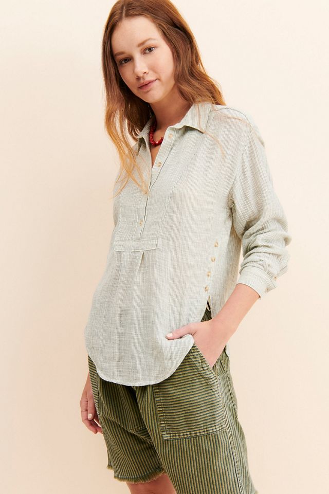 Collared Popover Shirt #1