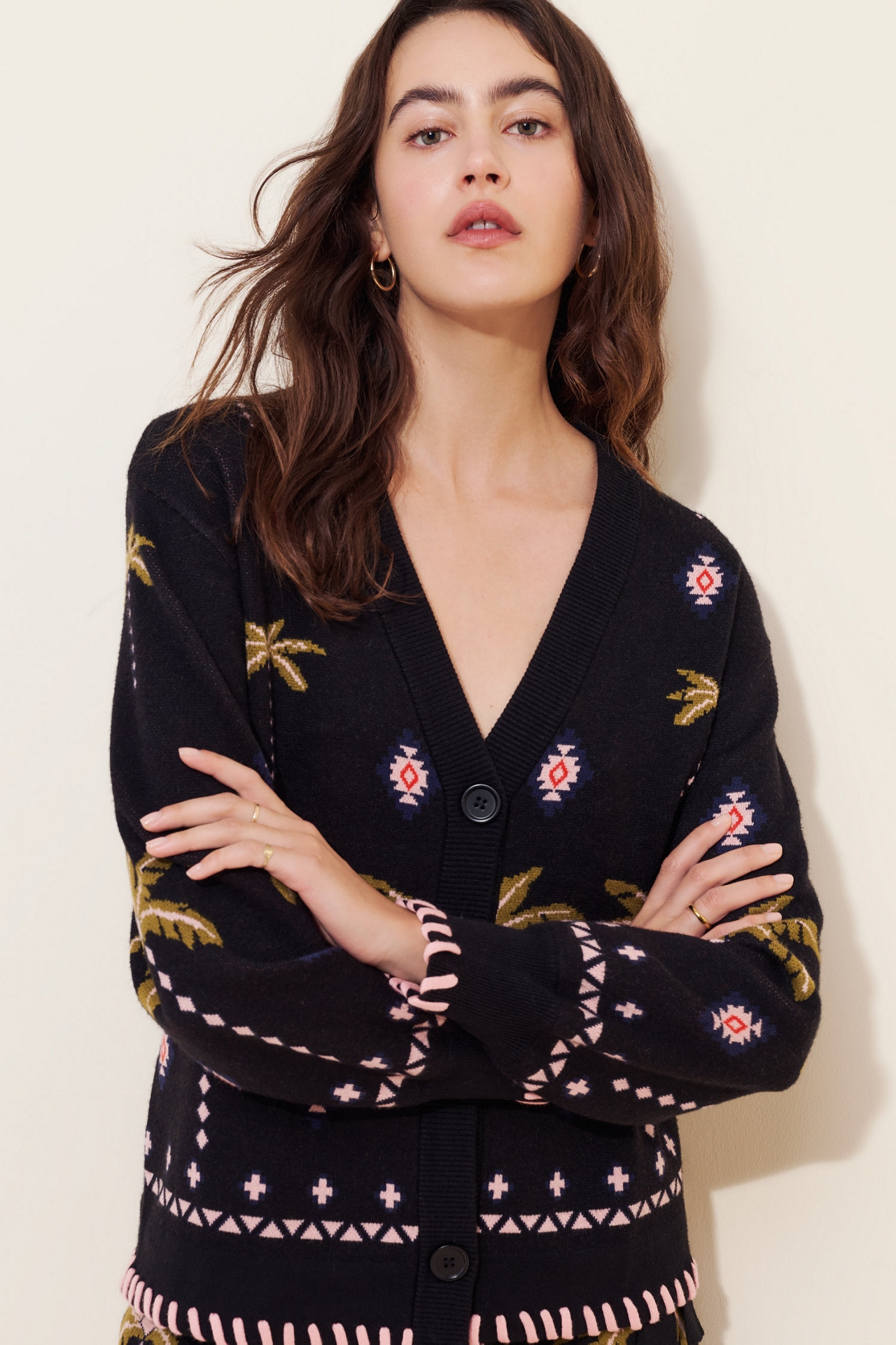 Never Fully Dressed Havana Balloon Sleeve Cardigan