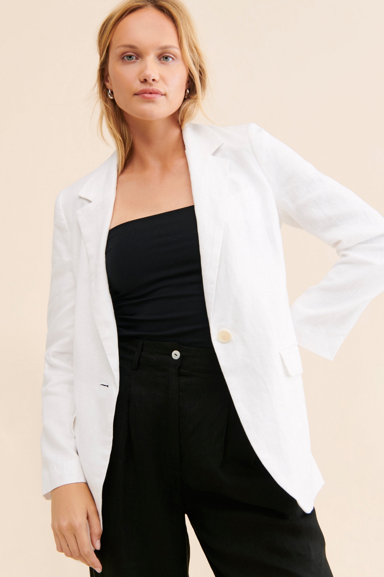 Madewell Larson Linen Blazer