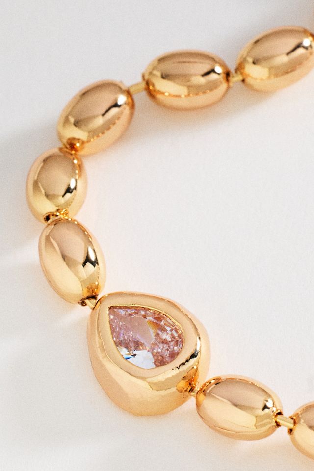 By Anthropologie Beaded Crystal Bracelet #1