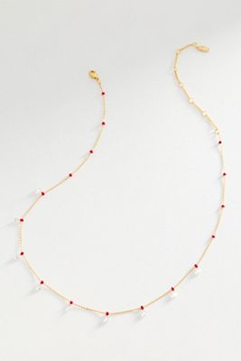 Confetti Crystal Drop Necklace