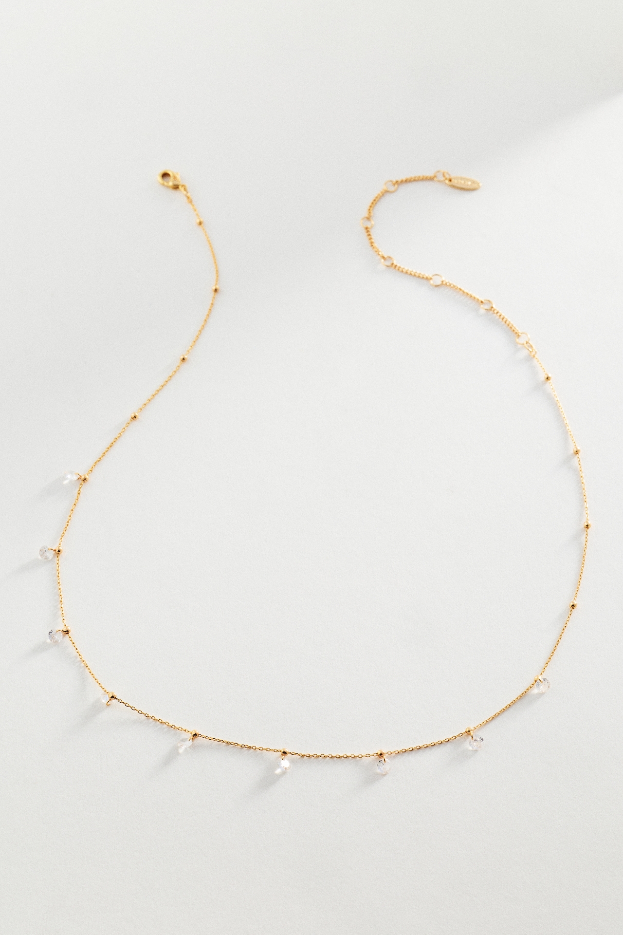 Confetti Crystal Drop Necklace