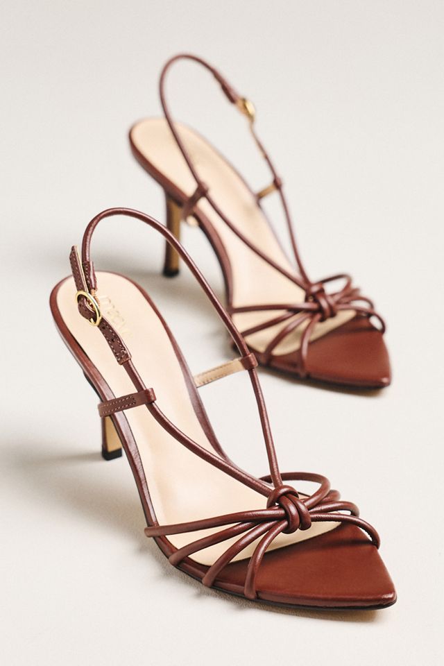 Maeve Aleah Strappy Pointed-Toe Heels #1