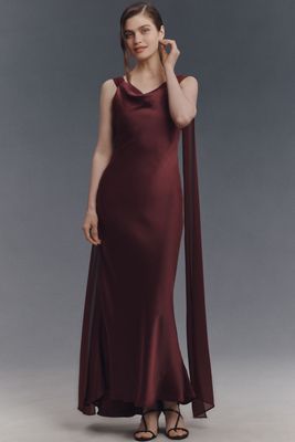 Burgundy, Red, & Wine Colored Bridesmaid Dresses