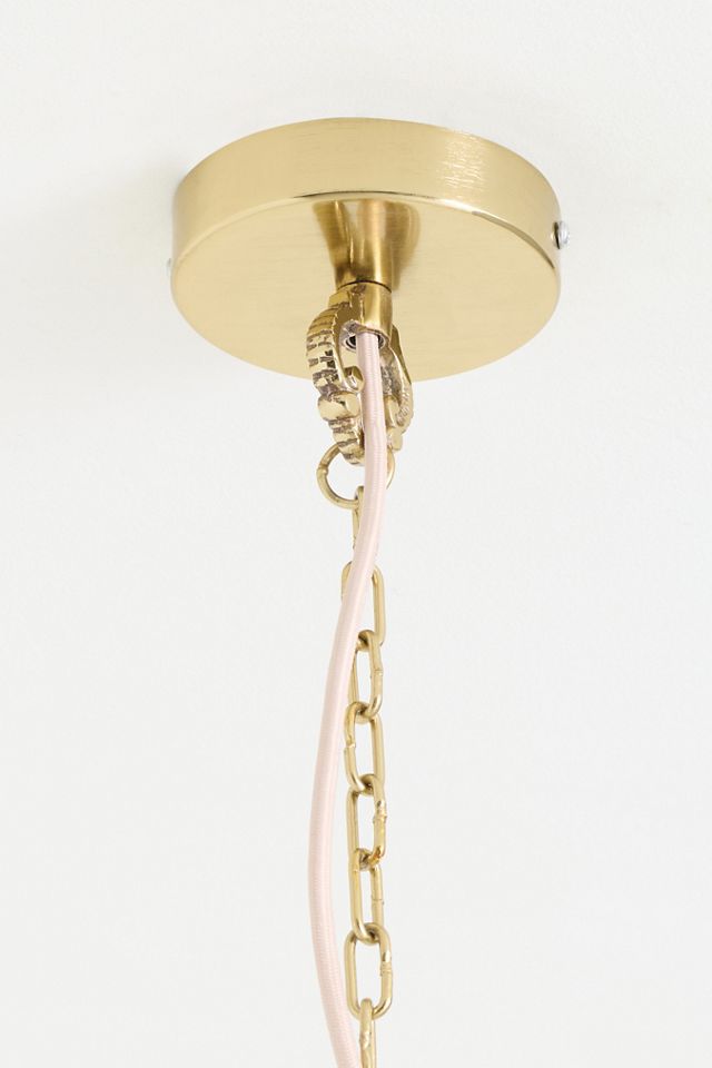 Venetian Inspired Colored Glass 6-Arm Chandelier #4