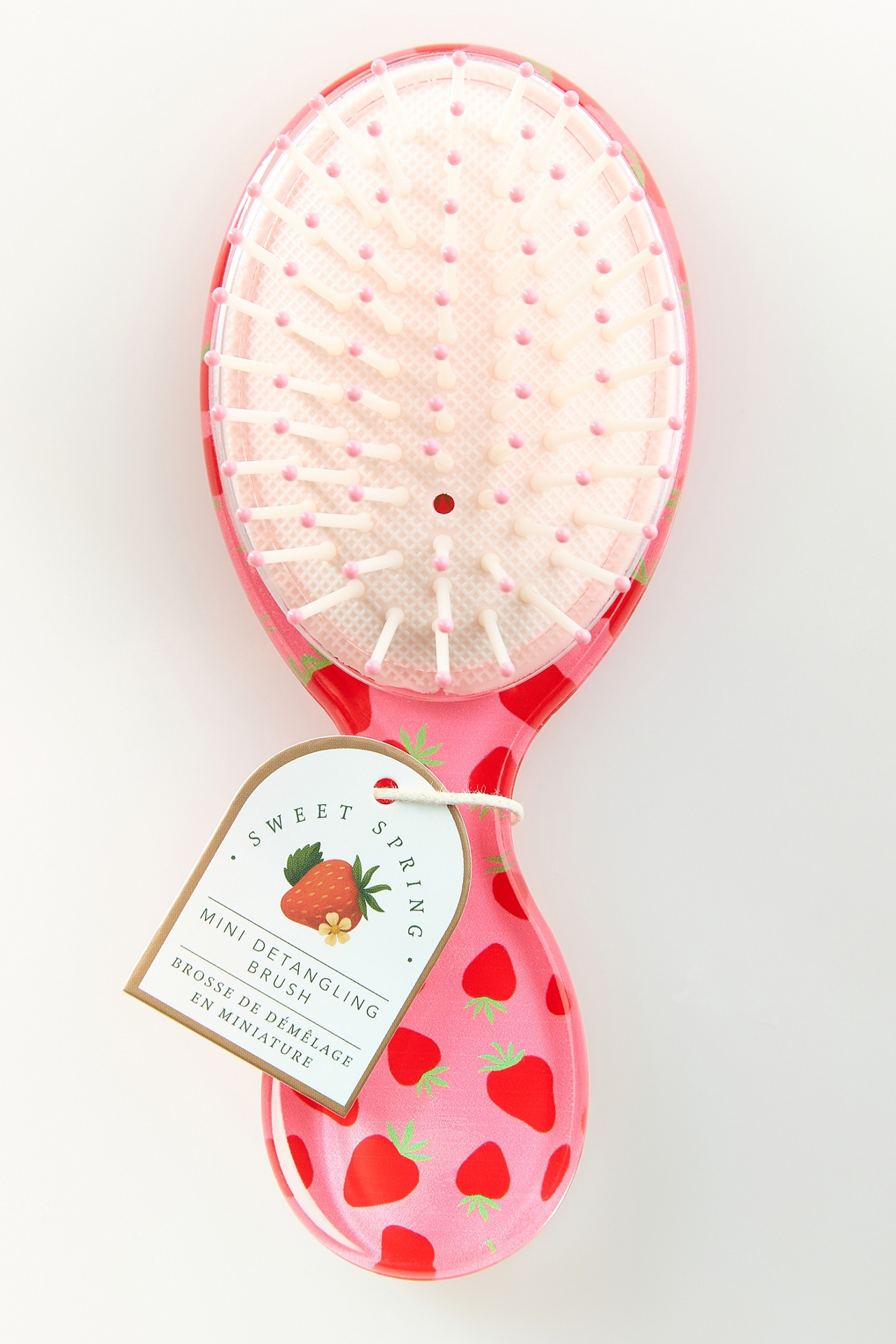 Picnic Collection Strawberry Printed Mini Brush