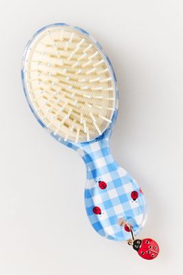 Picnic Collection Ladybug Printed Mini Brush With Charm