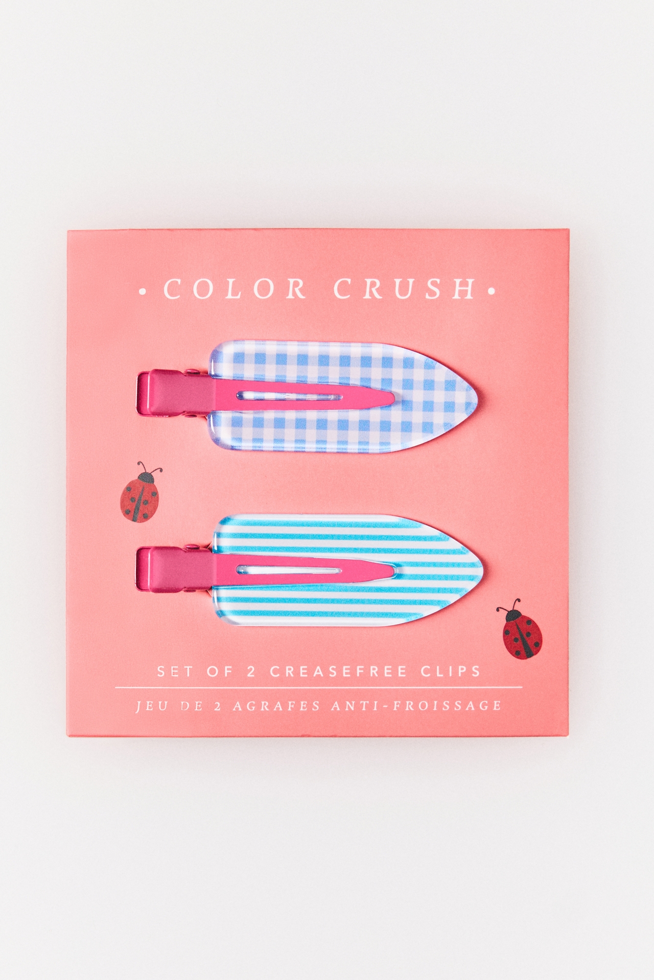 Picnic Collection Printed Crease-Free Clips, Set of 2