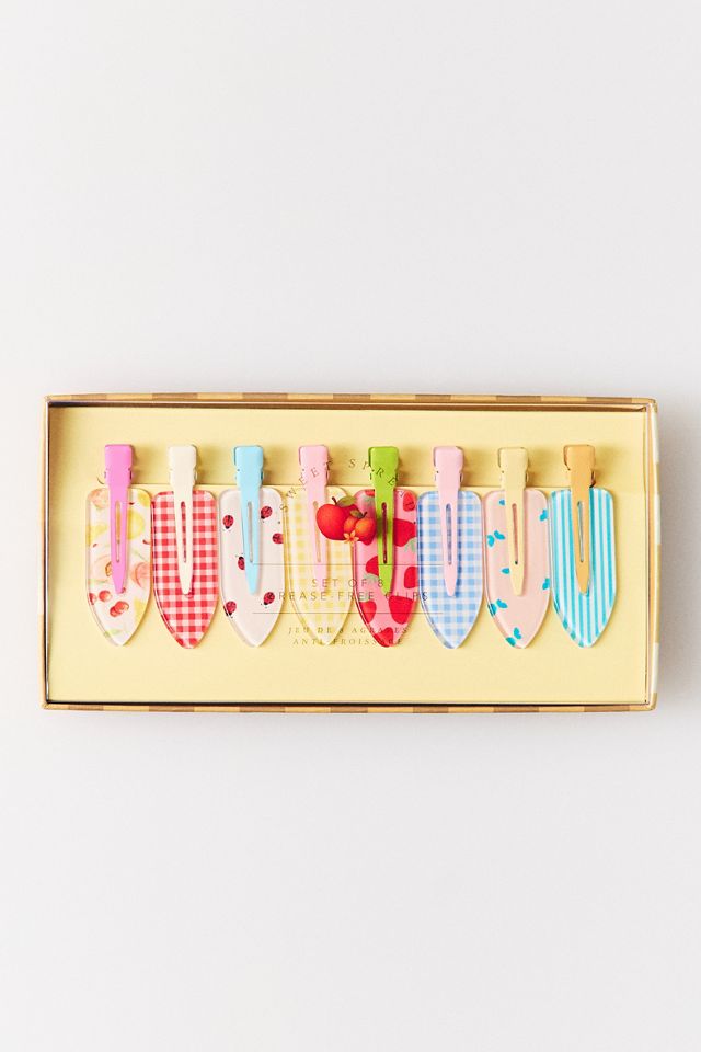Picnic Collection Printed Crease-Free Clips, Set of 8 #1