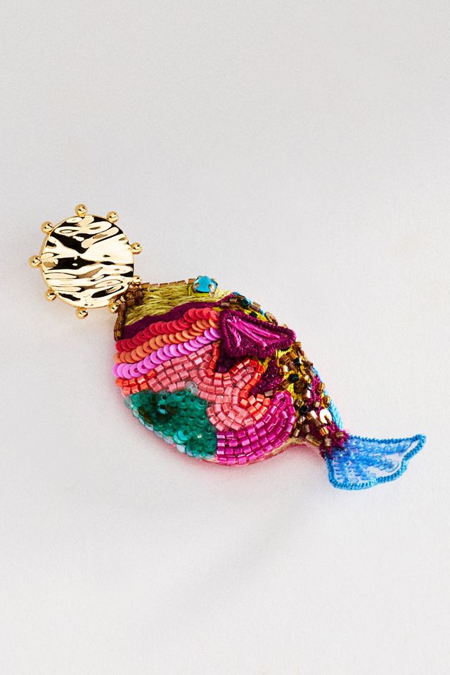 Mignonne Gavigan Luxe Pufferfish Earrings #1