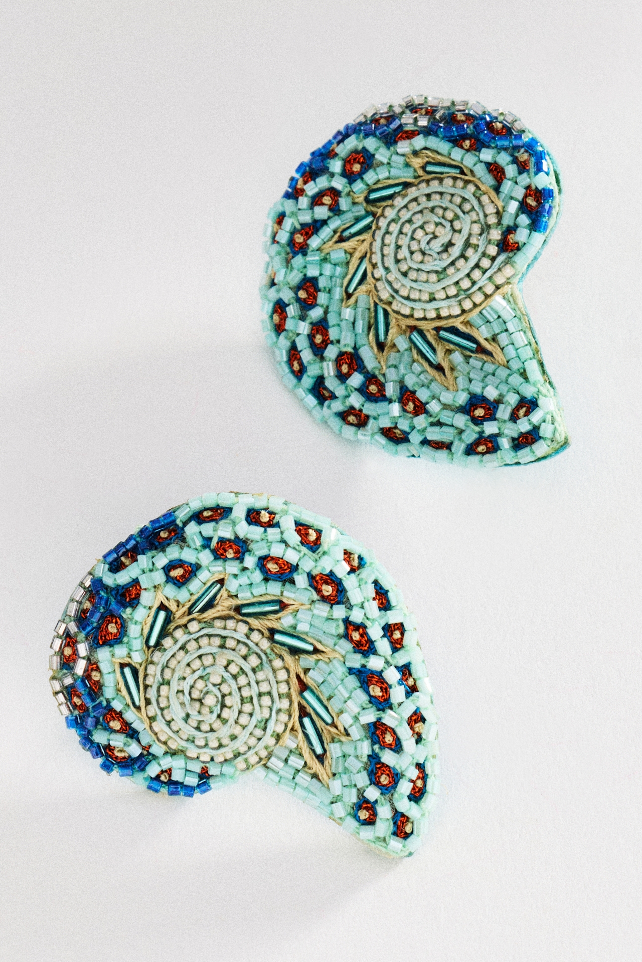 Mignonne Gavigan Mollusk Shell Stud Earrings