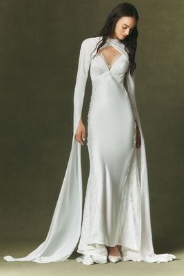 Watters Sheer Sleeve Wrap