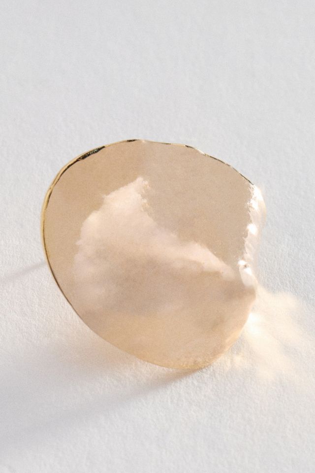 By Anthropologie Hammered Post Earrings #1