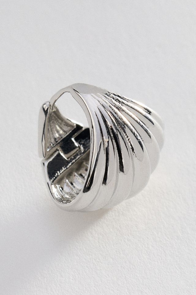 Fanned Hoop Earrings #1