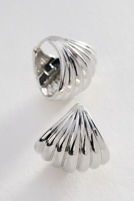 Fanned Hoop Earrings