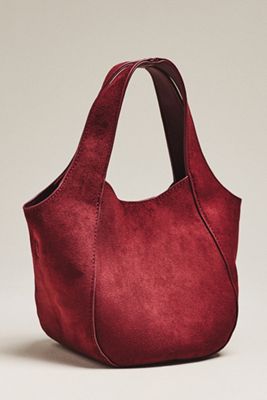Sonia Faux Suede Mini Slouchy Tote Bag