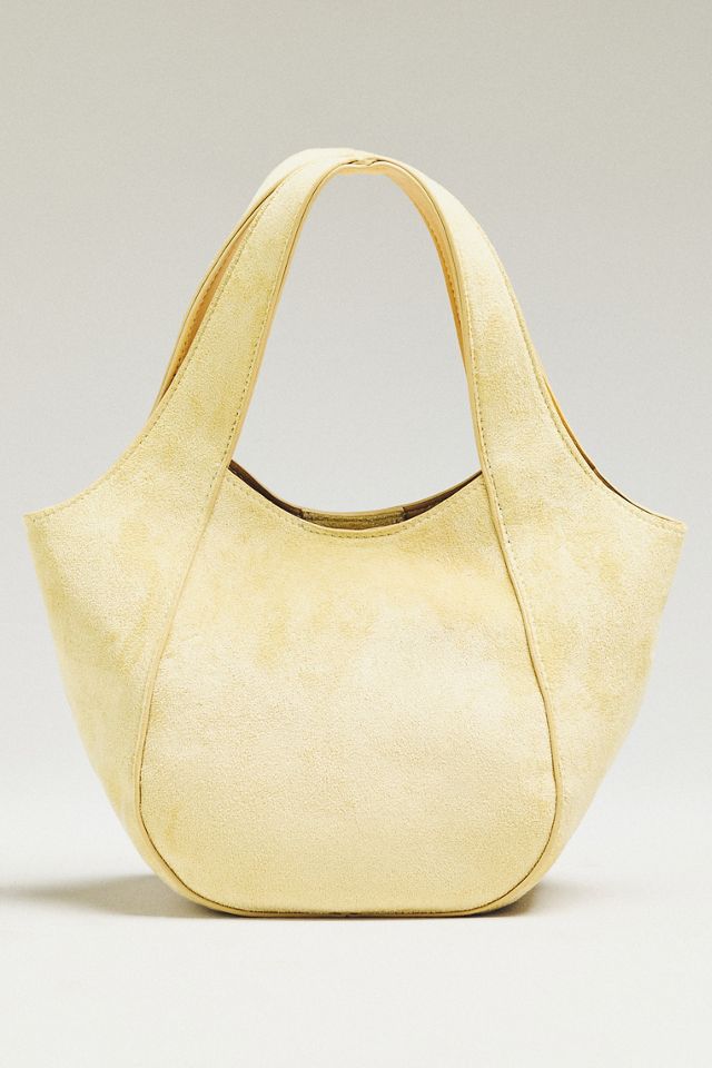 Borsa Tote Mini Slouchy Sonia in Finta Pelle Scamosciata #1
