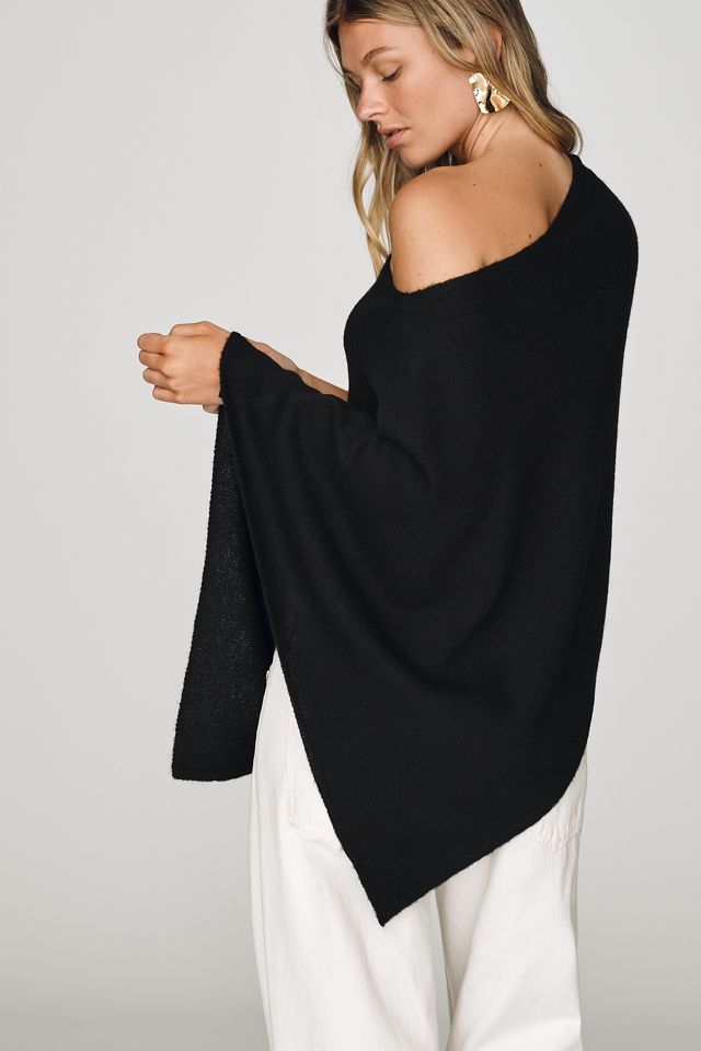By Anthropologie Knit Asymmetric Poncho #1