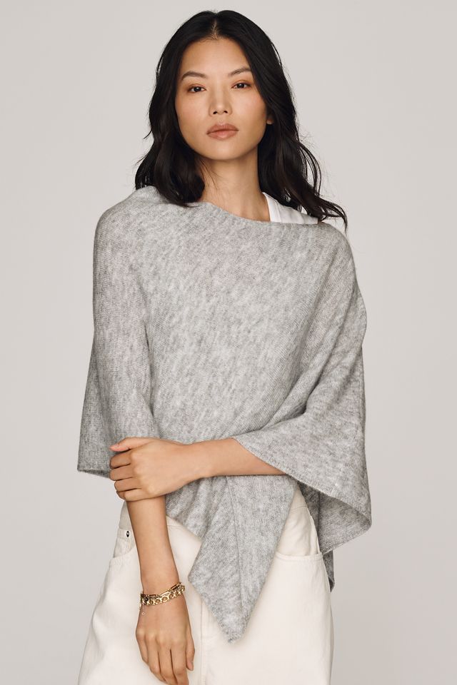 By Anthropologie Knit Asymmetric Poncho #1