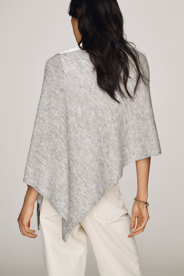 By Anthropologie Knit Asymmetric Poncho #2