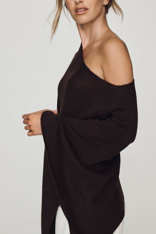 By Anthropologie Knit Asymmetric Poncho #1