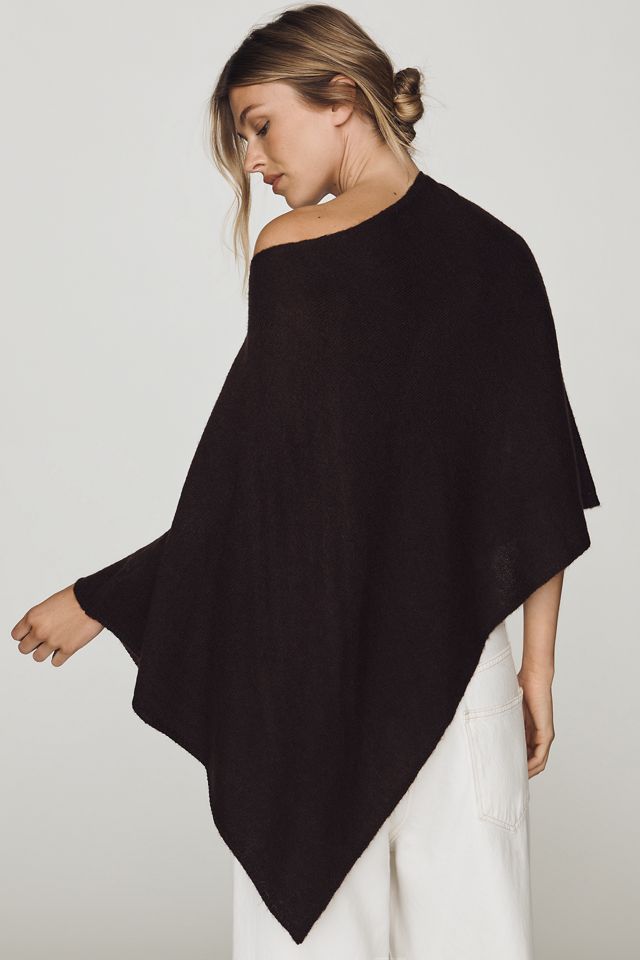 By Anthropologie Knit Asymmetric Poncho #2
