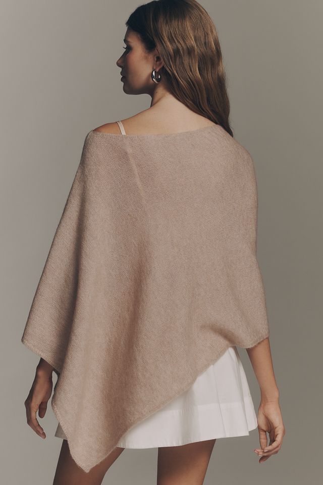 By Anthropologie Knit Asymmetric Poncho #1