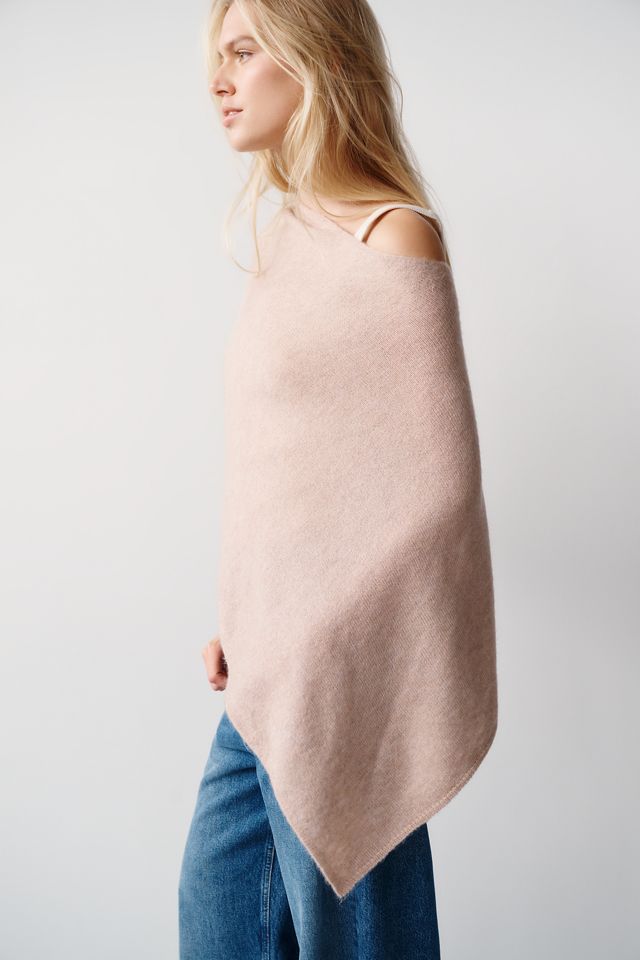 By Anthropologie Knit Asymmetric Poncho #1
