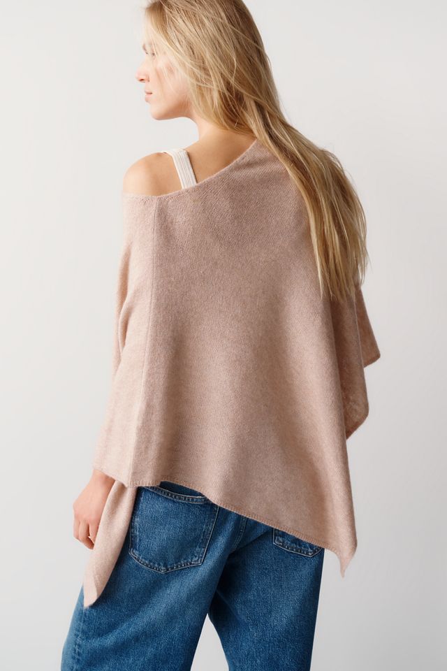 By Anthropologie Knit Asymmetric Poncho #2
