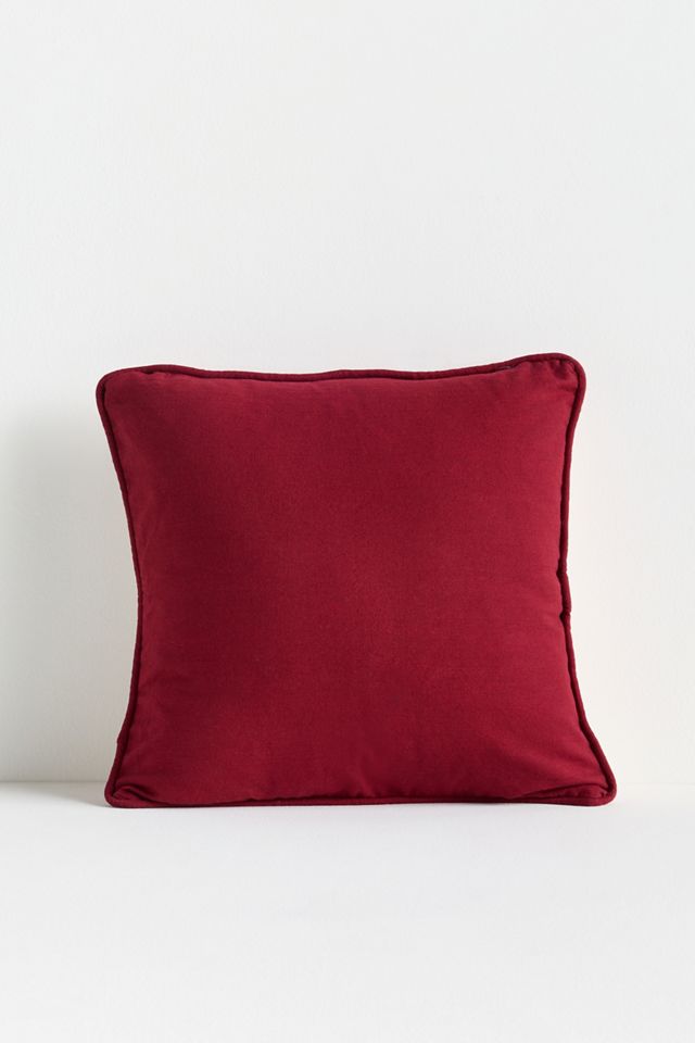 Penelope Cotton Embroidered Floral Pillow #1