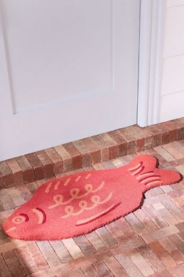 Maeve Candy Fish Coir Printed Doormat