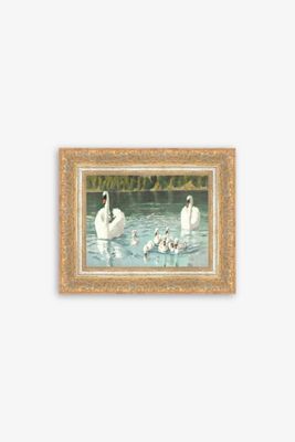 Swan Family Wall Art